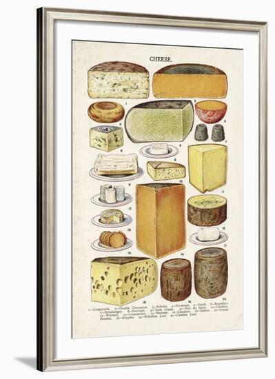 Vintage Cheese-The Vintage Collection-Framed Giclee Print