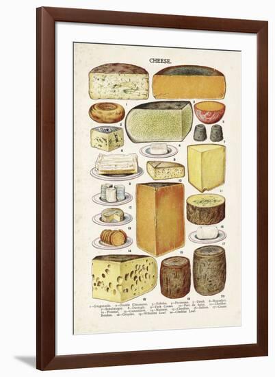 Vintage Cheese-The Vintage Collection-Framed Giclee Print