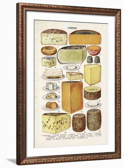 Vintage Cheese-The Vintage Collection-Framed Giclee Print