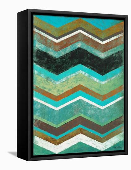 Vintage Chevron I-Michael Marcon-Framed Stretched Canvas