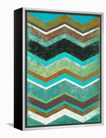 Vintage Chevron I-Michael Marcon-Framed Stretched Canvas