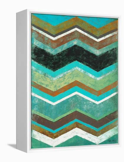 Vintage Chevron I-Michael Marcon-Framed Stretched Canvas