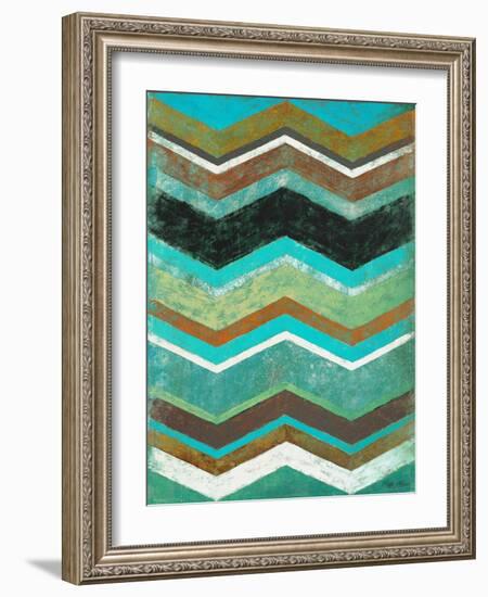 Vintage Chevron I-Michael Marcon-Framed Art Print