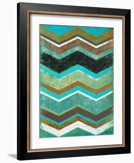 Vintage Chevron I-Michael Marcon-Framed Art Print