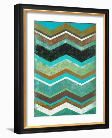 Vintage Chevron I-Michael Marcon-Framed Art Print