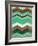 Vintage Chevron II-Michael Marcon-Framed Art Print