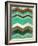 Vintage Chevron II-Michael Marcon-Framed Art Print