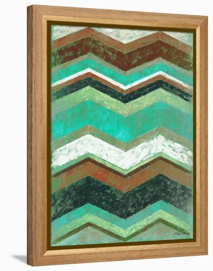 Vintage Chevron II-Michael Marcon-Framed Stretched Canvas