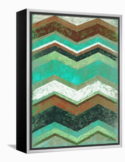 Vintage Chevron II-Michael Marcon-Framed Stretched Canvas