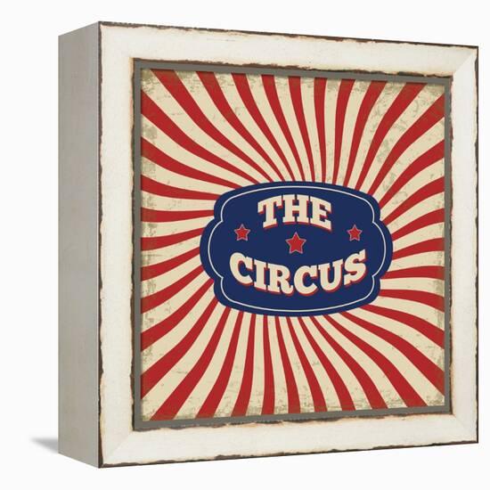 Vintage Circus Background-radubalint-Framed Stretched Canvas