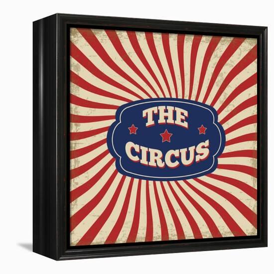 Vintage Circus Background-radubalint-Framed Stretched Canvas