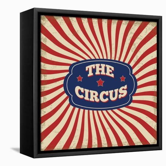 Vintage Circus Background-radubalint-Framed Stretched Canvas