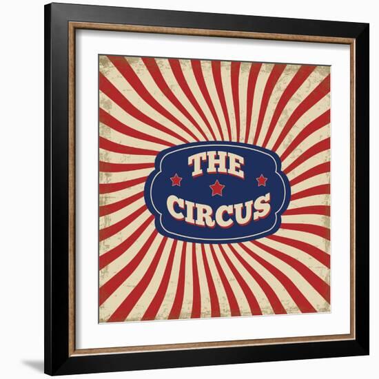 Vintage Circus Background-radubalint-Framed Art Print