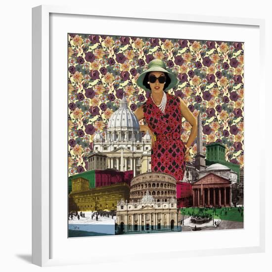 Vintage City IV-Emilie Ramon-Framed Art Print