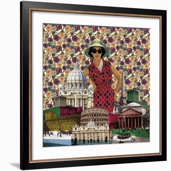 Vintage City IV-Emilie Ramon-Framed Art Print