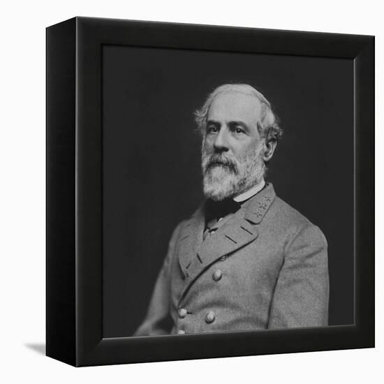 Vintage Civil War Photo of Confederate Civil War General Robert E. Lee-null-Framed Premier Image Canvas