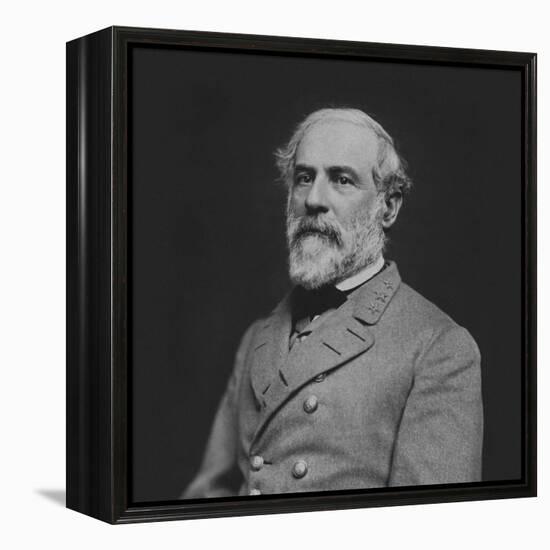 Vintage Civil War Photo of Confederate Civil War General Robert E. Lee-null-Framed Premier Image Canvas