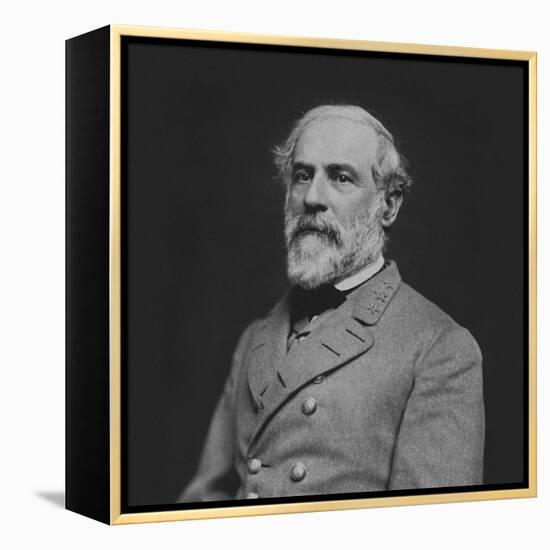 Vintage Civil War Photo of Confederate Civil War General Robert E. Lee-null-Framed Premier Image Canvas