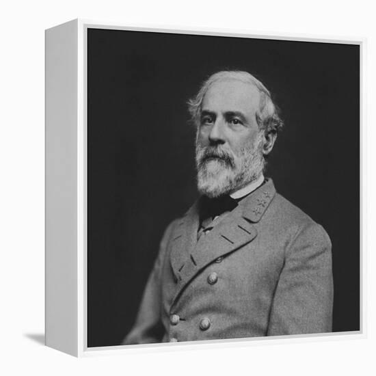 Vintage Civil War Photo of Confederate Civil War General Robert E. Lee-null-Framed Premier Image Canvas