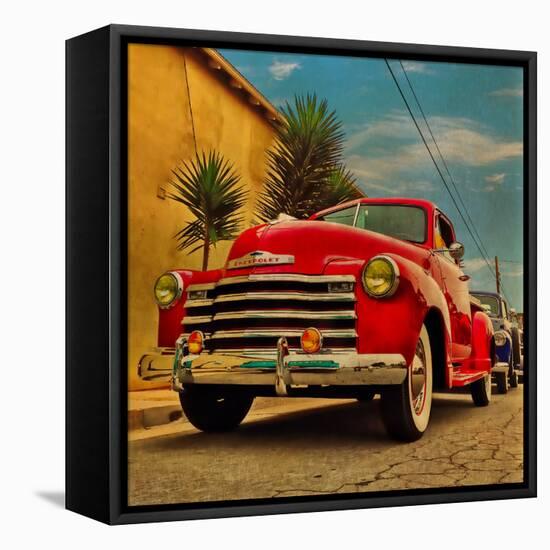 Vintage Classic Truck-Salvatore Elia-Framed Premier Image Canvas