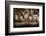 Vintage Clocks on a Bar Counter in a Pub-NejroN Photo-Framed Photographic Print