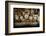 Vintage Clocks on a Bar Counter in a Pub-NejroN Photo-Framed Photographic Print