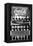 Vintage Coca Cola Bottle Cases Coke B&W Photo Print Poster-null-Framed Stretched Canvas