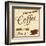 Vintage Coffee Poster-radubalint-Framed Art Print