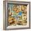 Vintage Collage - European Travel-Maugli-l-Framed Art Print