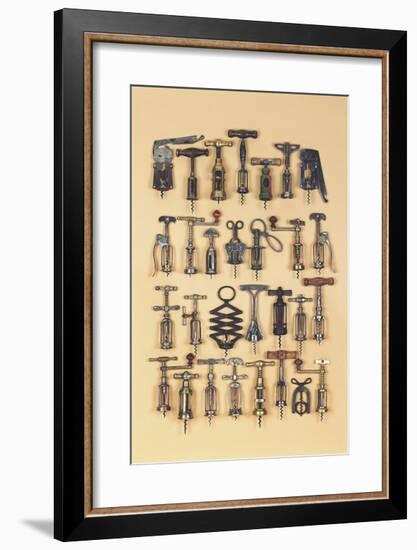 Vintage Corkscrews-Andrew Rose-Framed Giclee Print