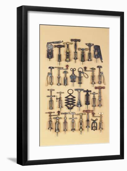 Vintage Corkscrews-Andrew Rose-Framed Giclee Print