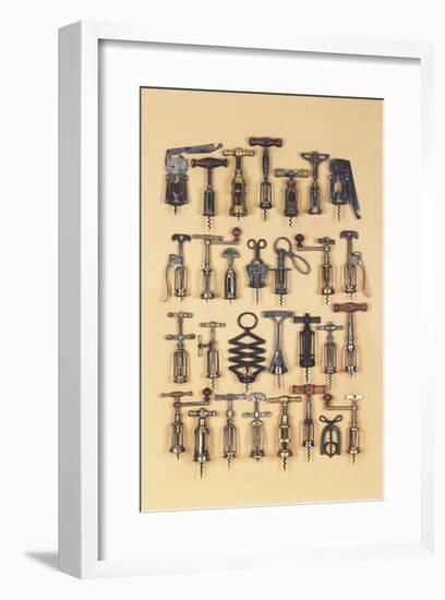 Vintage Corkscrews-Andrew Rose-Framed Giclee Print