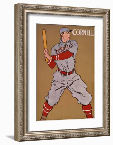 Vintage Cornell Baseball-null-Framed Giclee Print