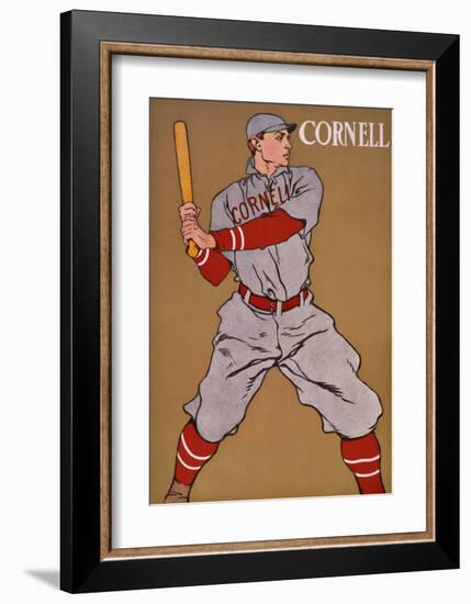 Vintage Cornell Baseball-null-Framed Giclee Print