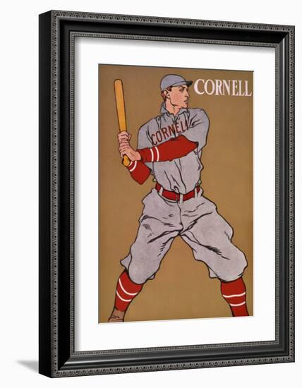 Vintage Cornell Baseball-null-Framed Giclee Print