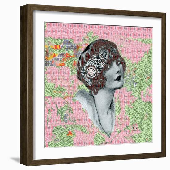 Vintage Couture IV-Ricki Mountain-Framed Art Print