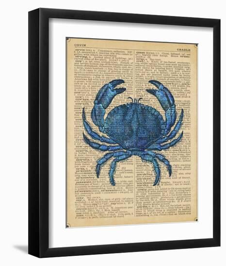 Vintage Crab-Sparx Studio-Framed Giclee Print