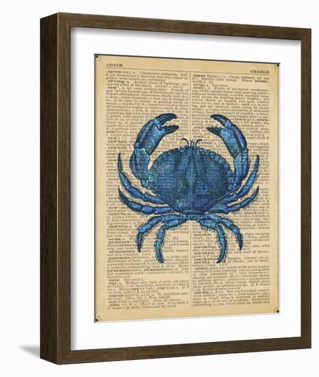 Vintage Crab-Sparx Studio-Framed Giclee Print