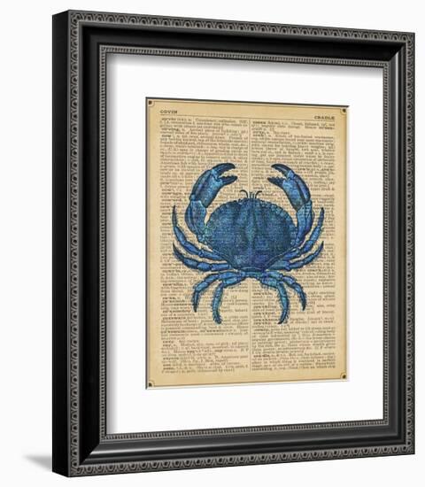 Vintage Crab-Sparx Studio-Framed Art Print