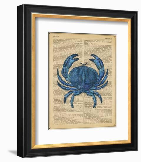 Vintage Crab-Sparx Studio-Framed Art Print