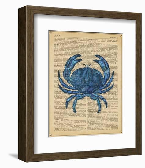 Vintage Crab-Sparx Studio-Framed Art Print