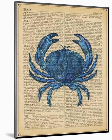 Vintage Crab-Sparx Studio-Mounted Art Print