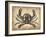 Vintage Crab-NaxArt-Framed Art Print