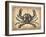 Vintage Crab-NaxArt-Framed Art Print