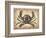 Vintage Crab-NaxArt-Framed Art Print