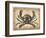 Vintage Crab-NaxArt-Framed Art Print