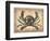 Vintage Crab-NaxArt-Framed Art Print