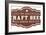 Vintage Craft Beer Bar Sign-daveh900-Framed Art Print