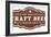 Vintage Craft Beer Bar Sign-daveh900-Framed Art Print