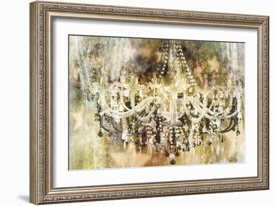 Vintage Crystal Chandelier-Eric Yang-Framed Art Print